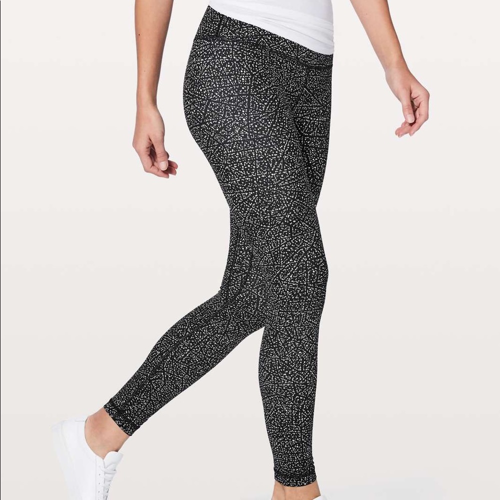 Align Pant Full Length 28”- Night View White Black